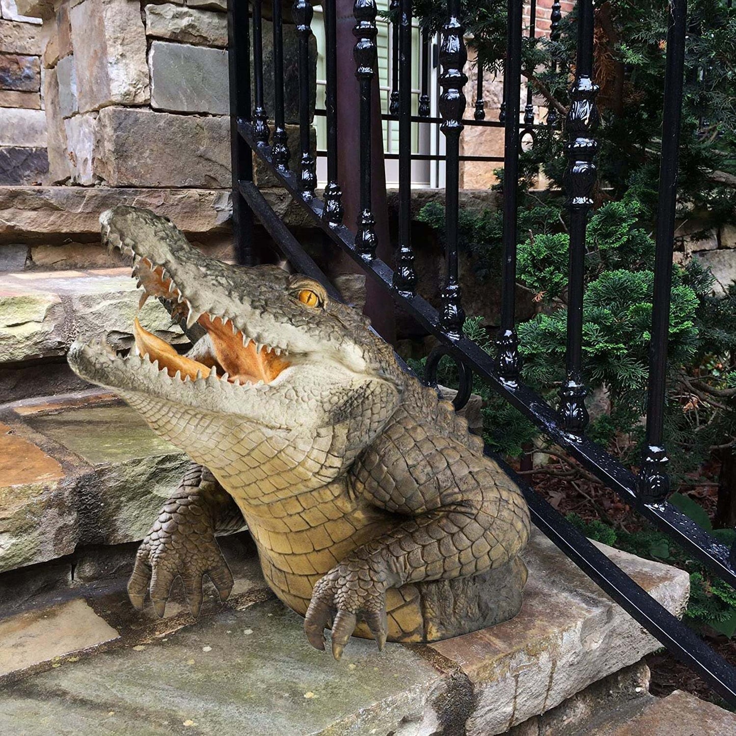 Crocodile Garden Decoration